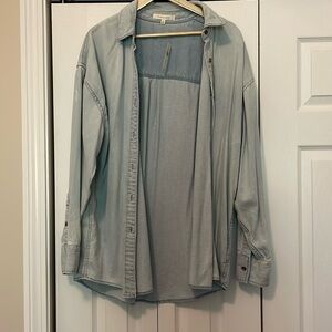 NWT oversized shirt. Anthropologie.